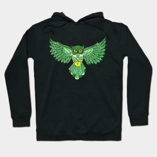 Celtic Flight Owl Hoodie